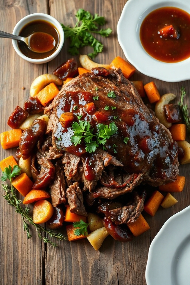 tangy slow cooker roast