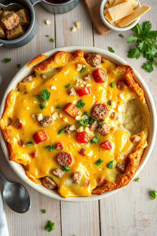 turkey sausage breakfast casserole