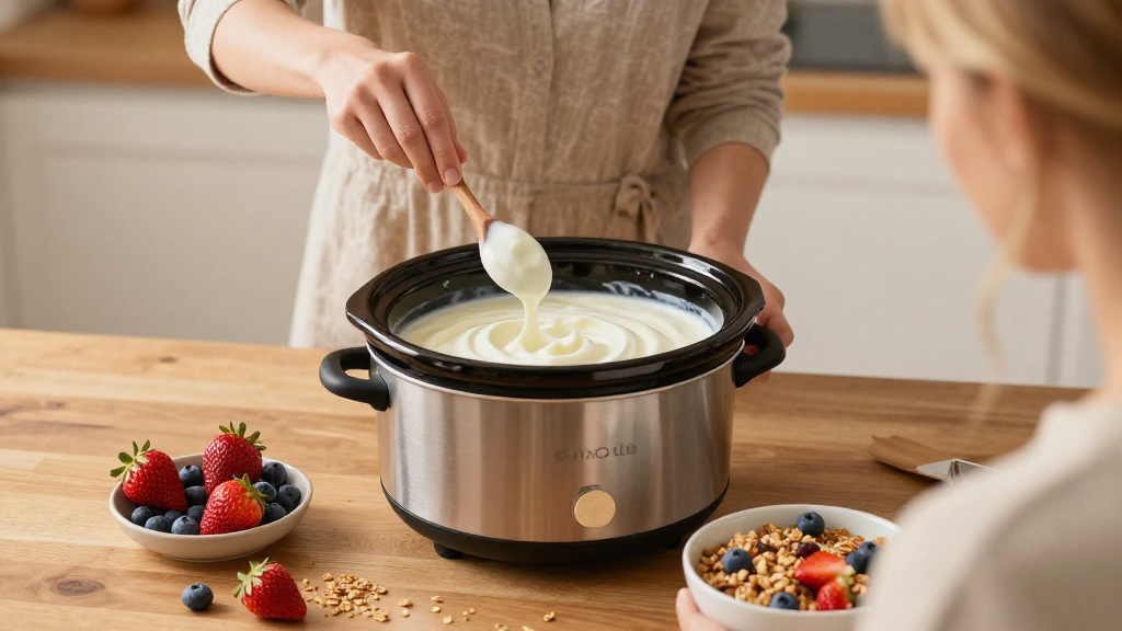 How to Make Yogurt in a Slow Cooker