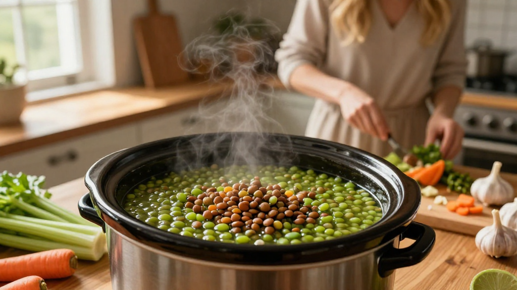 How to Make Lentil Soup in a Slow Cooker