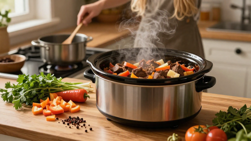 How to Make Beef Casserole in a Slow Cooker