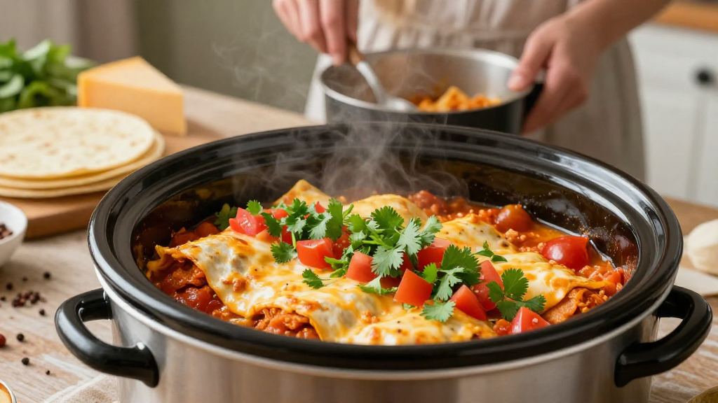 How to Make Enchiladas in a Slow Cooker