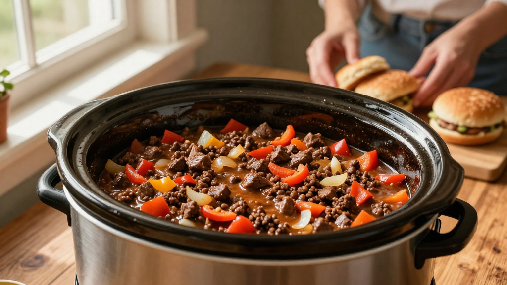 How to Make Sloppy Joes in a Slow Cooker