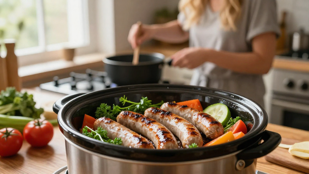 How to Cook Sausages in a Slow Cooker
