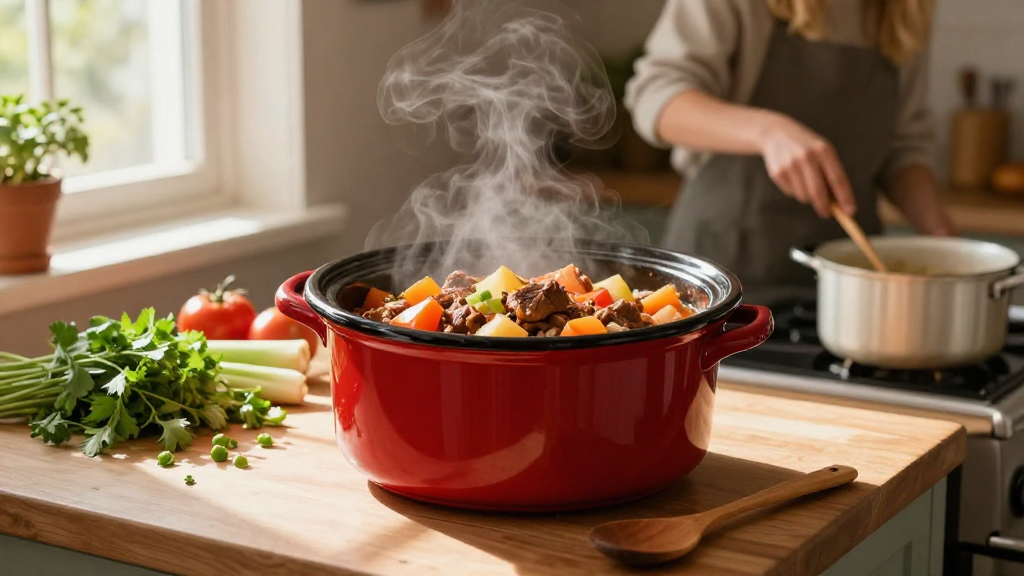How to Make Stew in a Slow Cooker