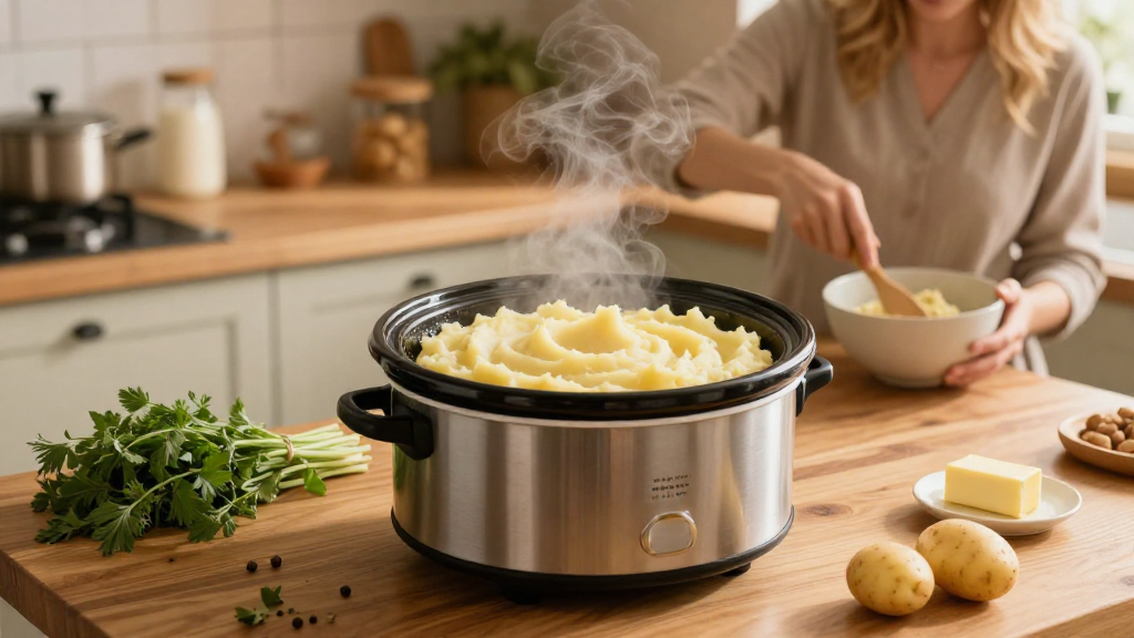 How to Make Mashed Potatoes in a Slow Cooker