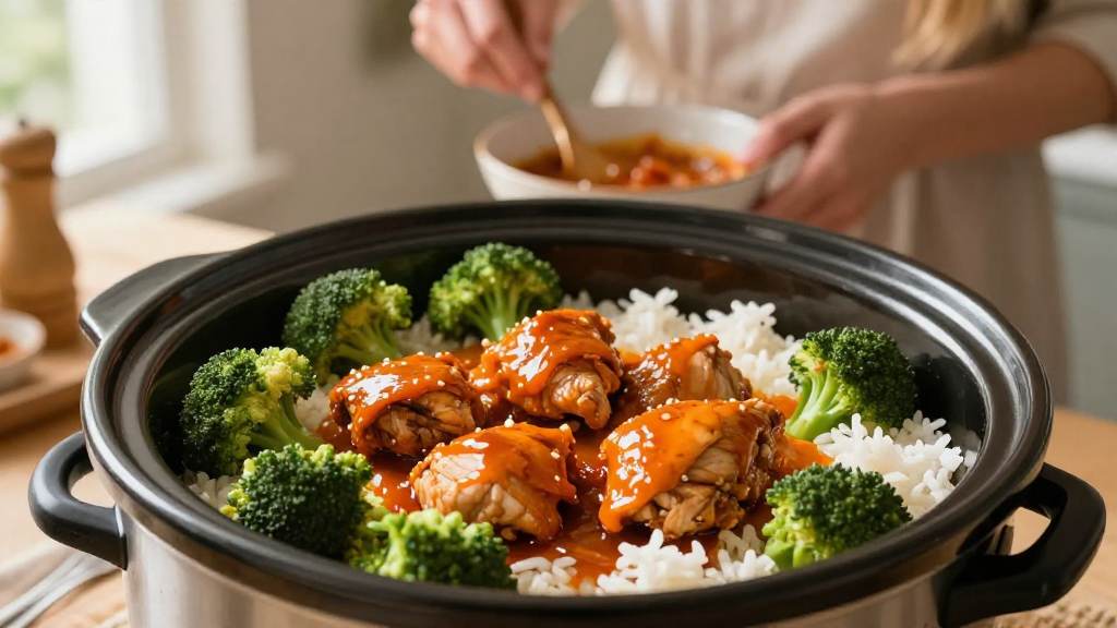 How to Make Orange Chicken in a Slow Cooker