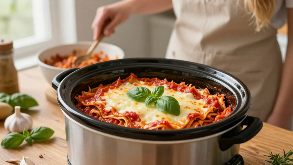How to Layer Lasagna in a Slow Cooker
