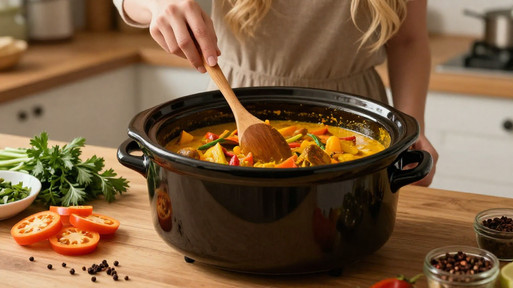 How to Make Curry in a Slow Cooker
