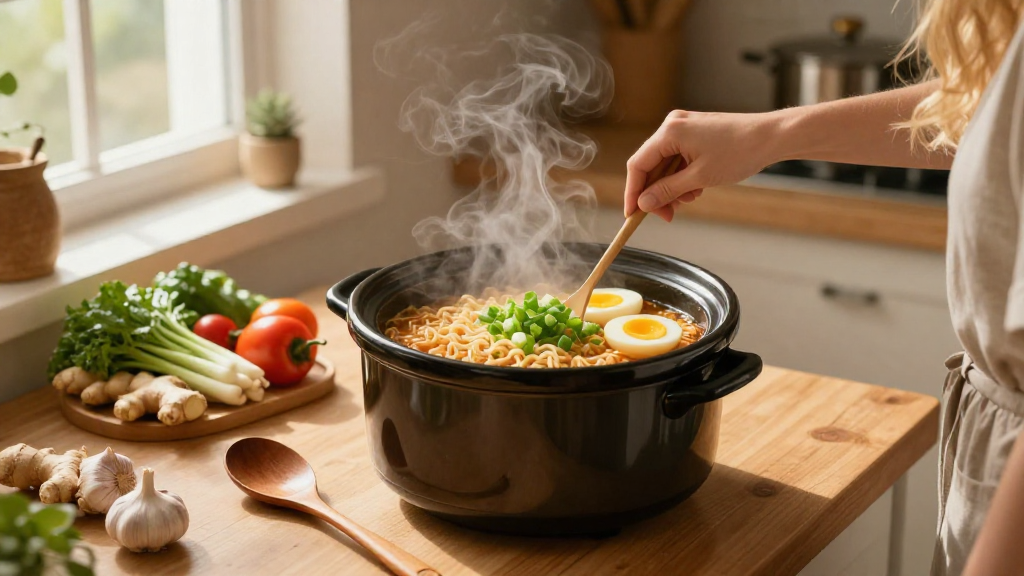 How to Make Ramen in a Slow Cooker