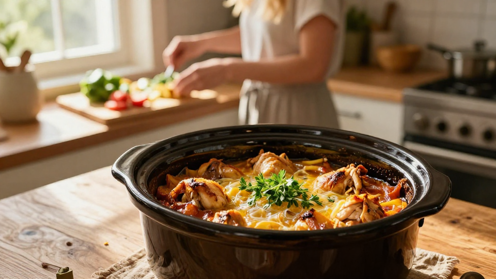 How to Make Chicken Casserole in a Slow Cooker
