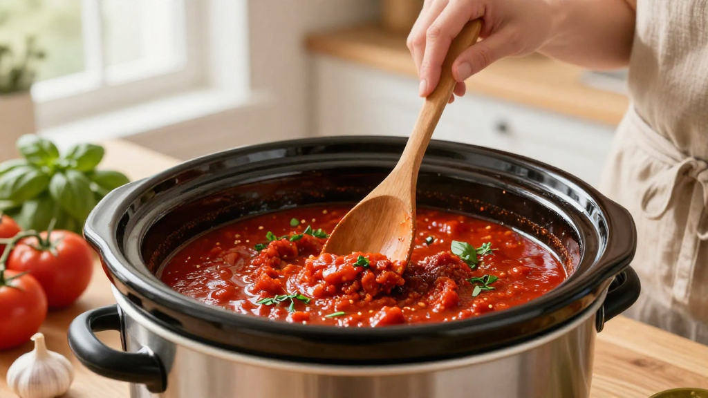 How to Make Marinara Sauce in a Slow Cooker