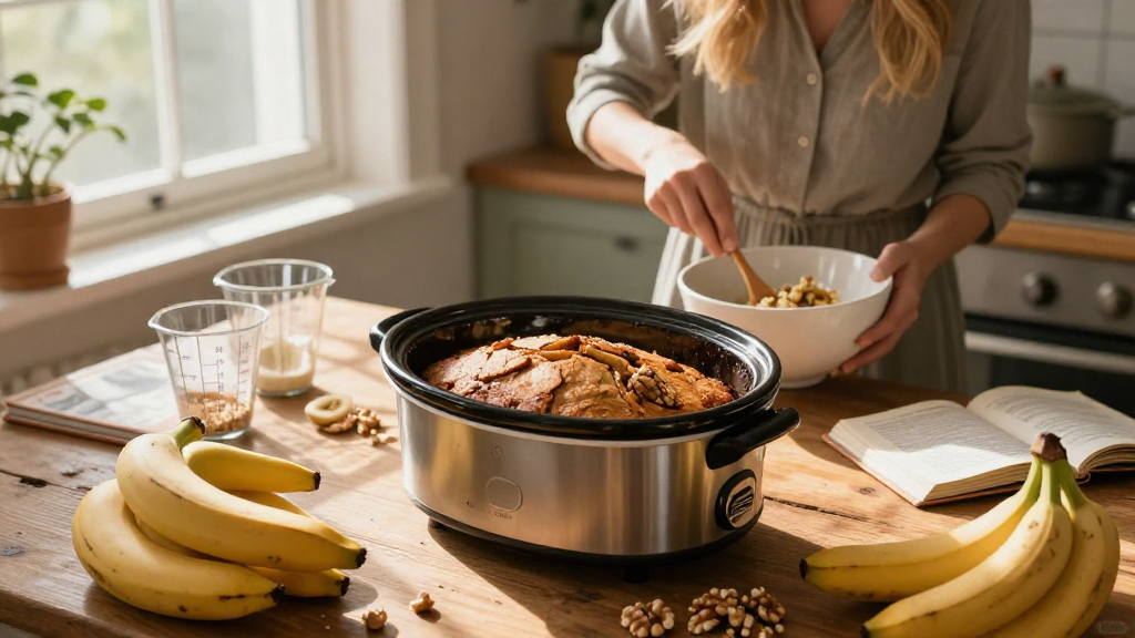 How to Make Banana Bread in a Slow Cooker